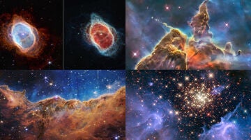 Fotografías captadas por el Telescopio espacial James Webb