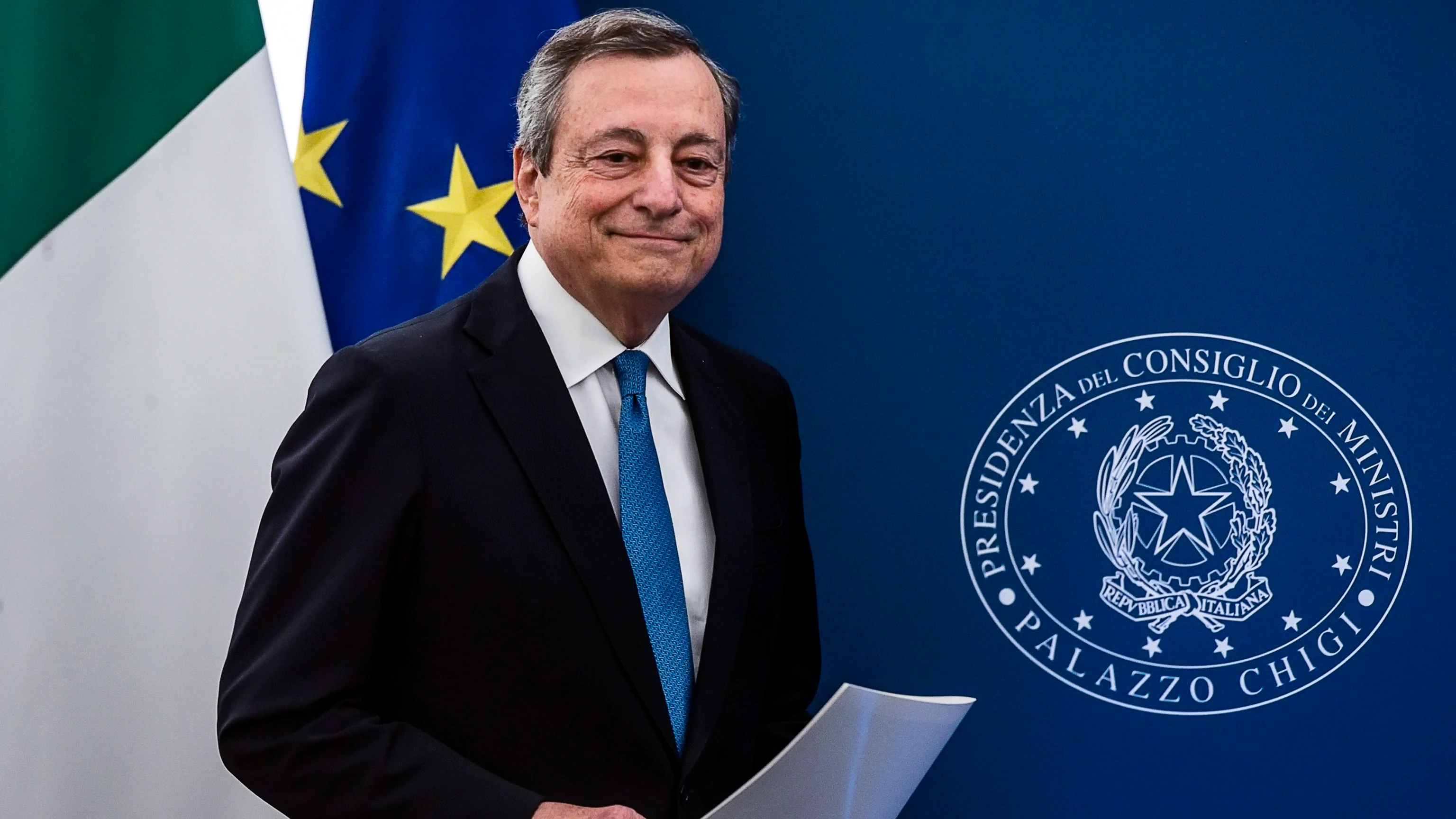 El primer ministro de Italia, Mario Draghi El primer ministro de Italia, Mario Draghi