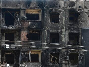 Destrozos en Mariúpol