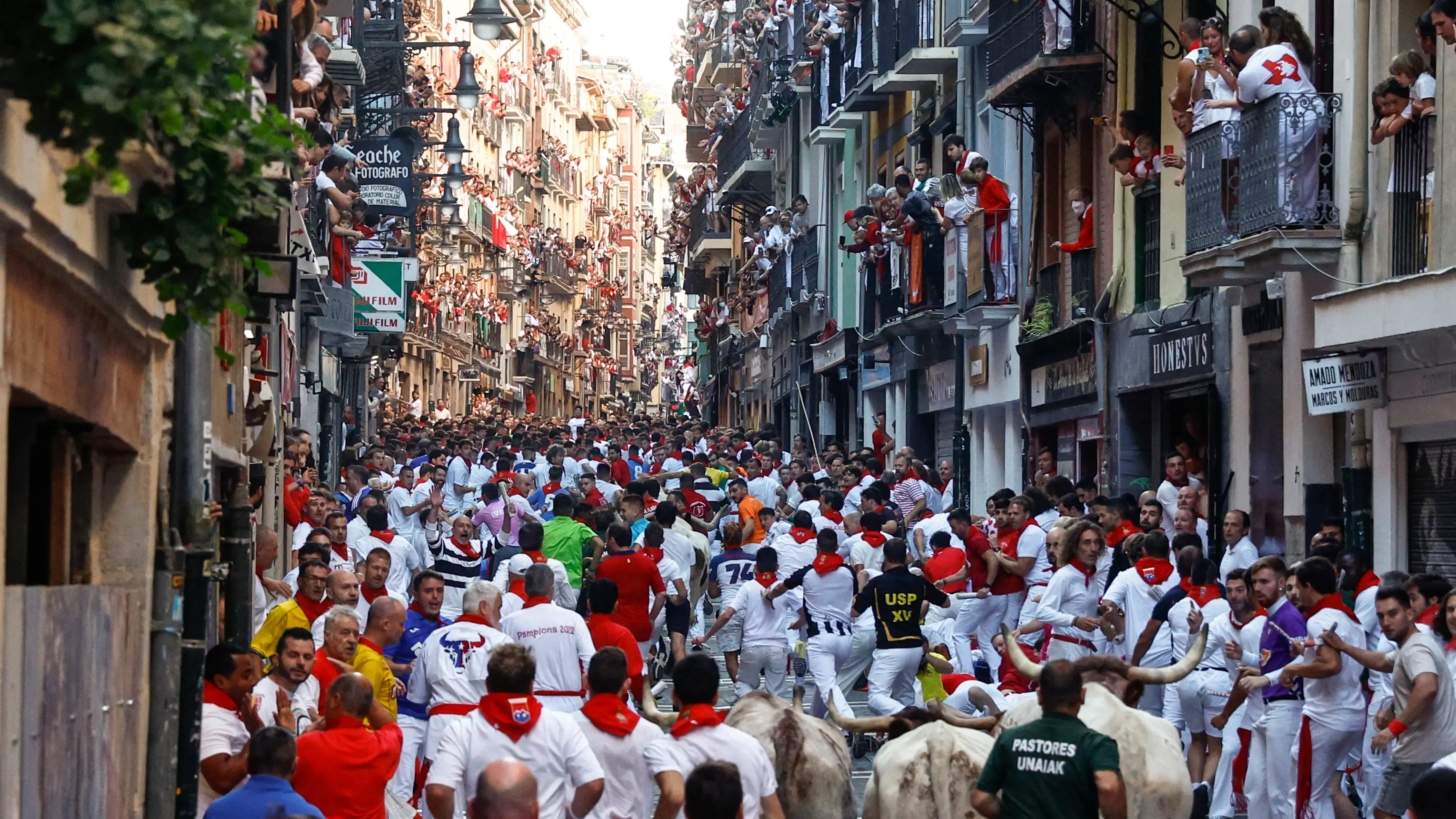Quinto encierro de los Sanfermines 2022 Quinto encierro de los Sanfermines 2022