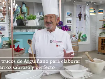 Los trucos de Arguiñano para hacer el arroz en su punto y más sabroso Los trucos de Arguiñano para hacer el arroz en su punto y más sabroso