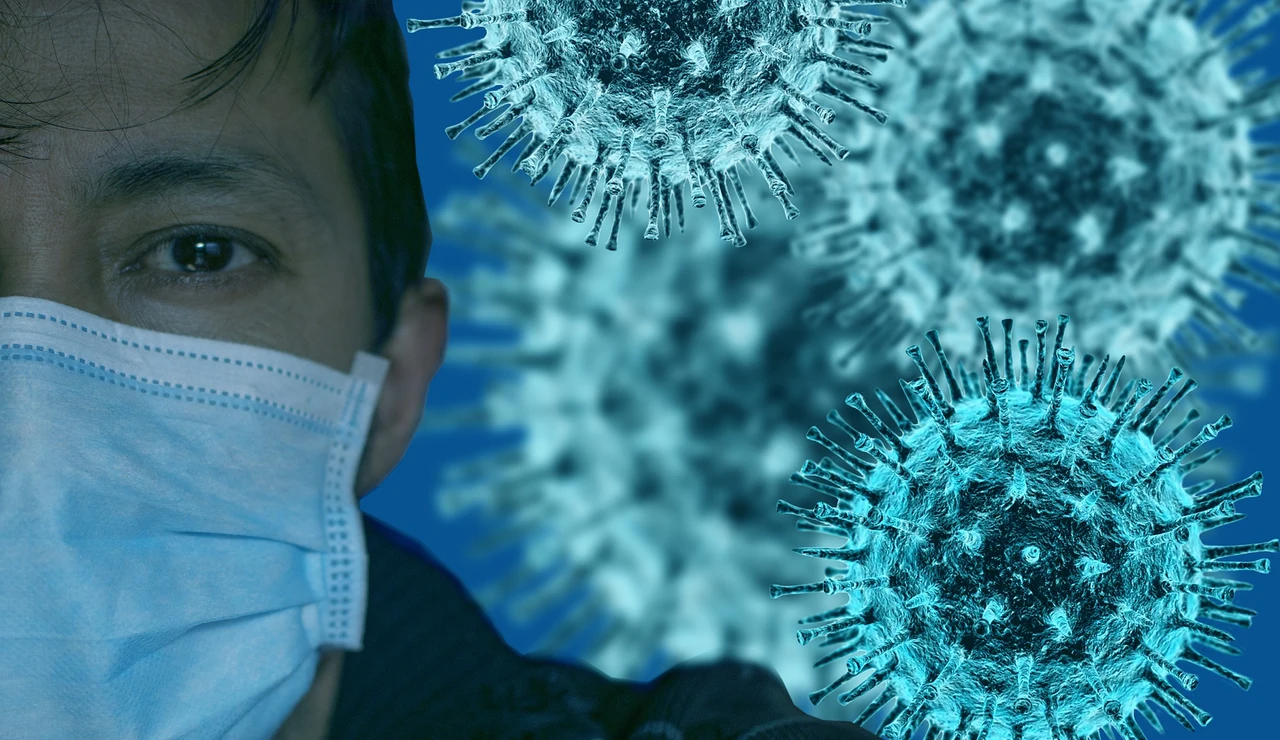 Imagen de una persona con mascarilla