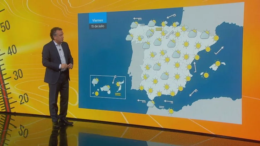 Roberto Brasero te da la previsión del tiempo para este viernes Roberto Brasero te da la previsión del tiempo para este viernes