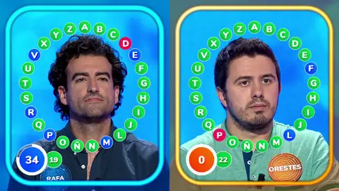 Último segundo decisivo en ‘El Rosco’: Rafa se juega el empate con Orestes o volver a la ‘Silla Azul’ Último segundo decisivo en ‘El Rosco’: Rafa se juega el empate con Orestes o volver a la ‘Silla Azul’