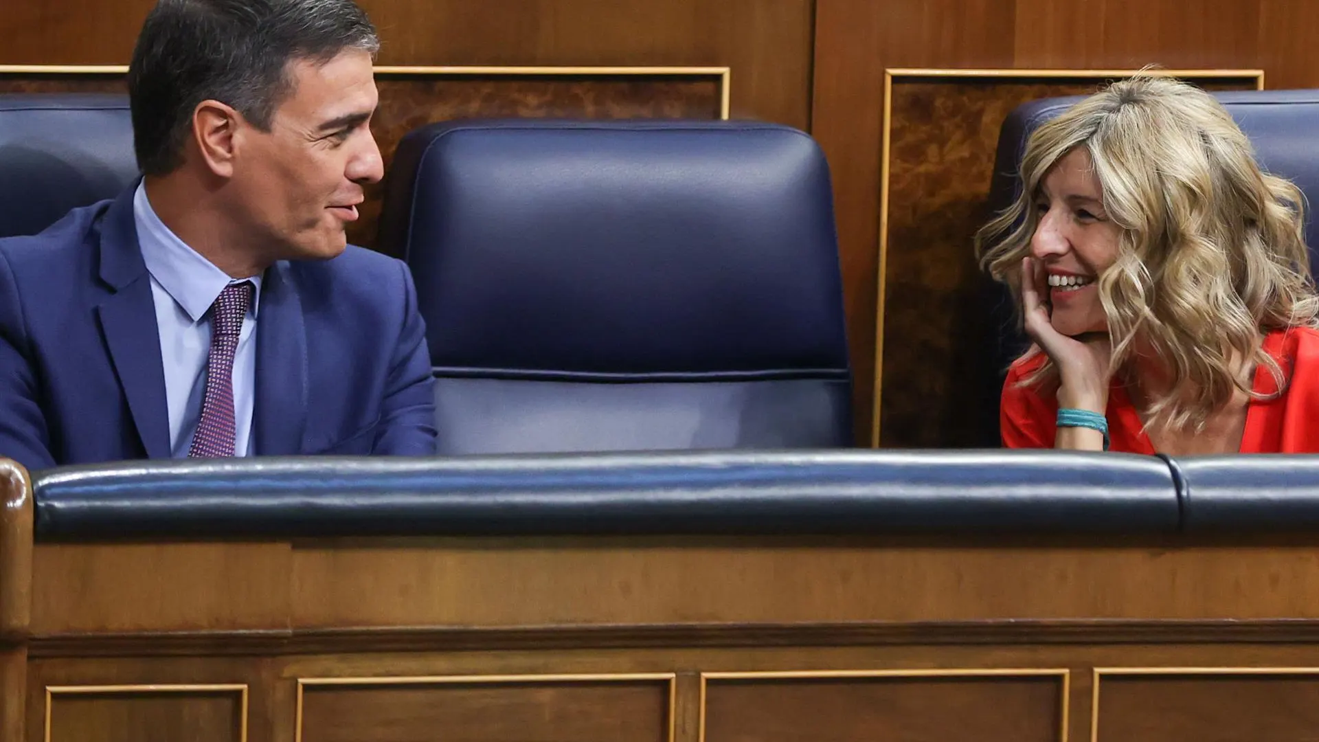 Pedro S&aacute;nchez y Yolanda D&iacute;az