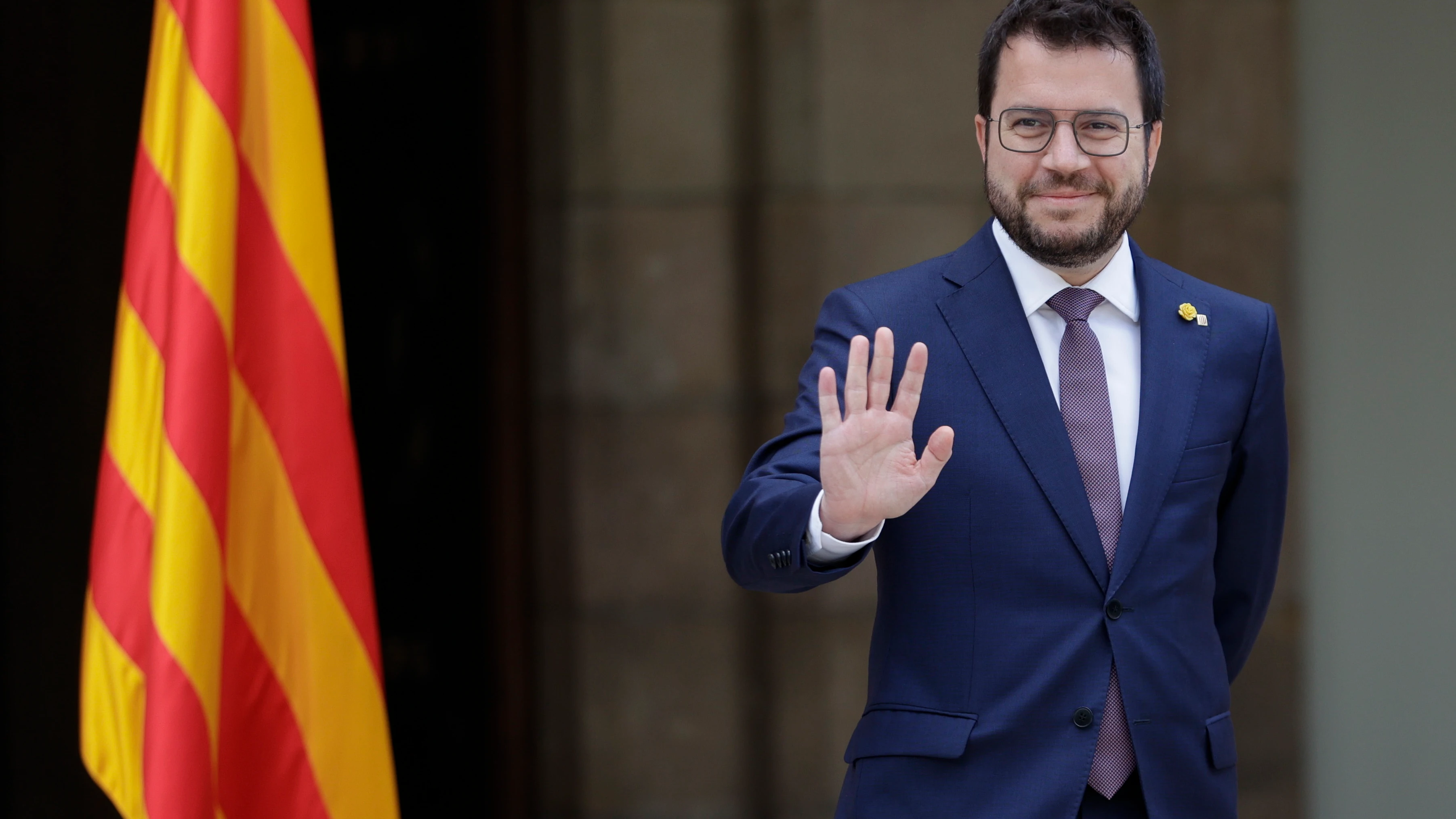 Imagen de archivo del presidente de la Generalitat, Pere Aragonès. Imagen de archivo del presidente de la Generalitat, Pere Aragonès.