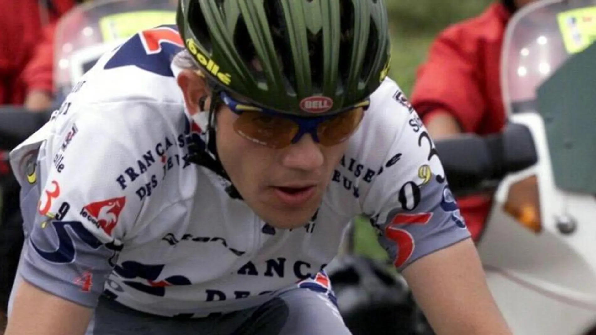 Christophe Bassons, en su época de ciclista profesional