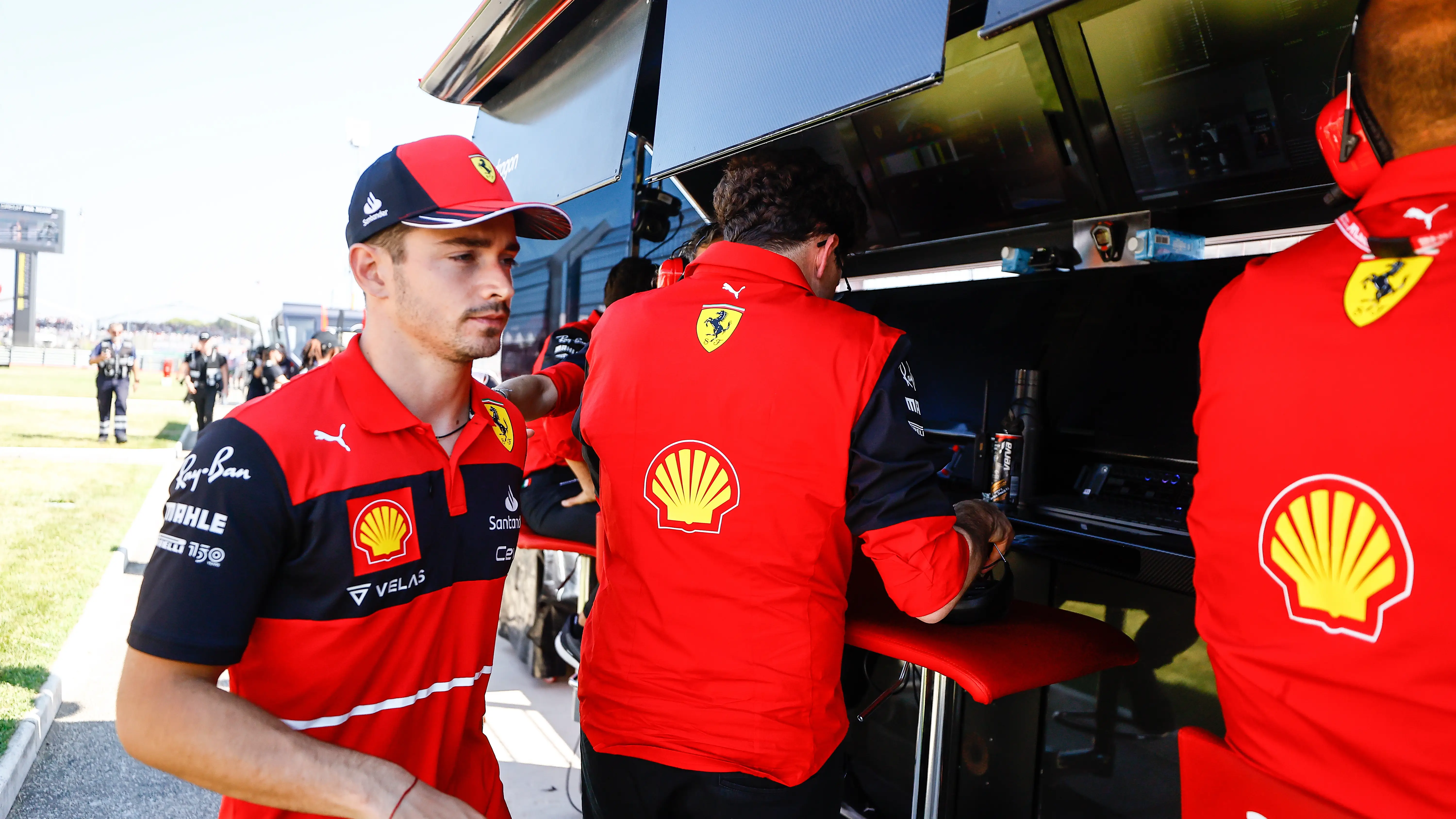 Charles Leclerc, durante el GP de Francia Charles Leclerc, durante el GP de Francia