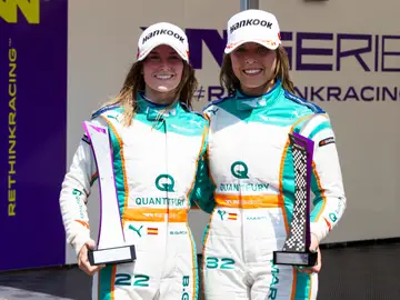 Belén García y Nerea Martí, en el GP de Francia de las W Series