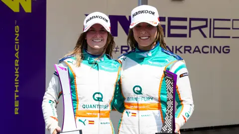 Belén García y Nerea Martí, en el GP de Francia de las W Series Belén García y Nerea Martí, en el GP de Francia de las W Series