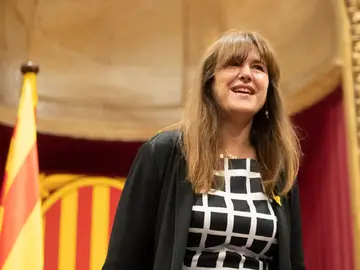 La presidenta del Parlament Laura Borràs