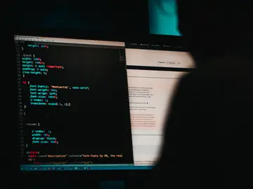 Imagen de archivo de un hacker Imagen de archivo de un hacker