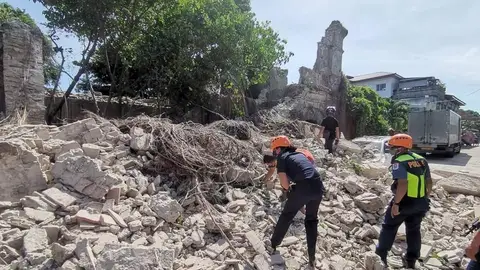 Las ruinas que deja el terremoto de Filipinas Las ruinas que deja el terremoto de Filipinas
