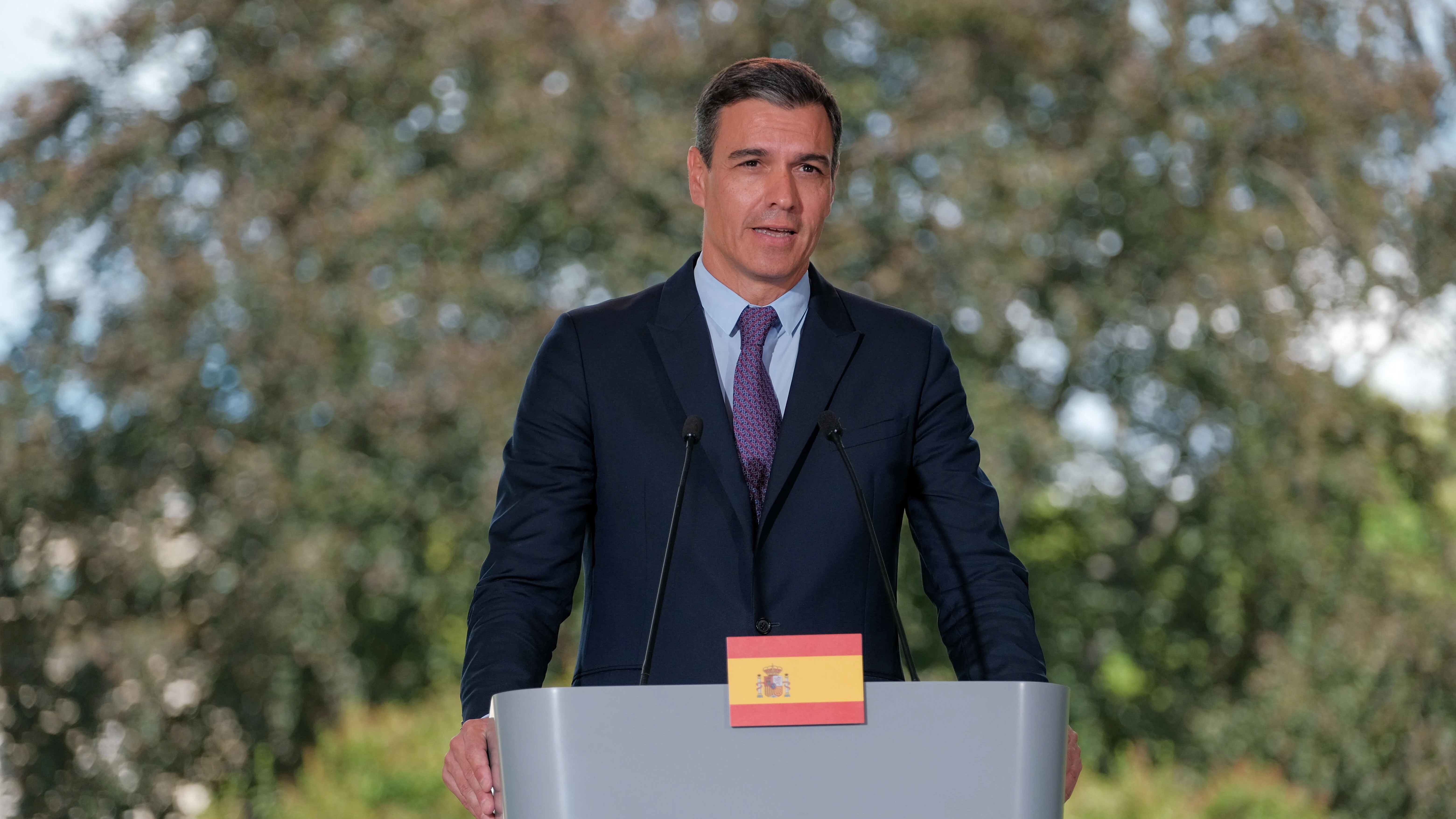 Pedro Sánchez, en su viaje a Polonia Pedro Sánchez, en su viaje a Polonia