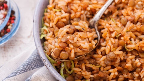 Lentejas con arroz