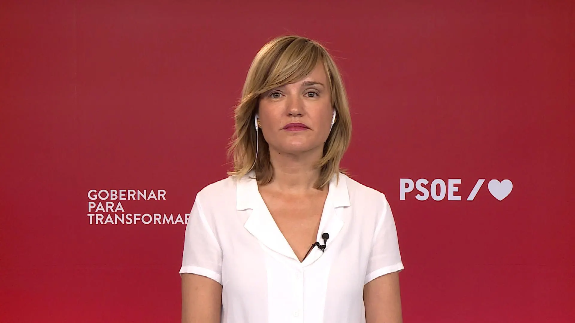 La portavoz nacional del PSOE y ministra de Educación, Pilar Alegría La portavoz nacional del PSOE y ministra de Educación, Pilar Alegría