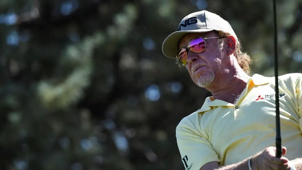 Miguel Ángel Jiménez, en acción en un torneo Miguel Ángel Jiménez, en acción en un torneo