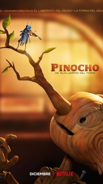 Póster promocional de 'Pinocchio' de Guillermo del Toro