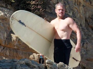 Matt Damon, aficionado al surf