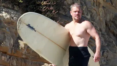 Matt Damon, aficionado al surf Matt Damon, aficionado al surf