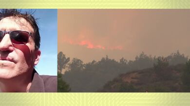 El alcalde de Hacinas se niega a evacuar a sus vecinos a Huerta del Rey ante el fuego y acaba detenido