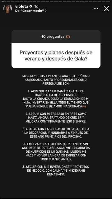 Instagram Violeta Mangriñán