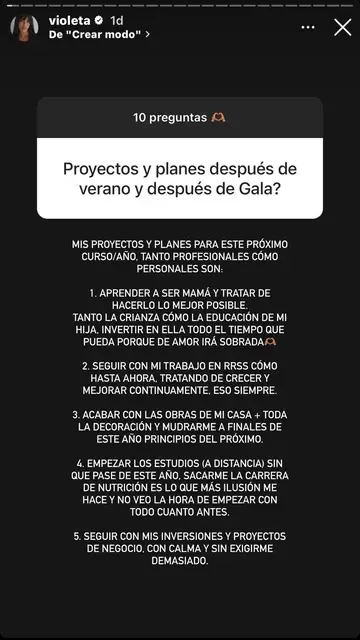 Instagram Violeta Mangriñán Instagram Violeta Mangriñán