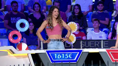 La felicidad de Patri ante un panel impecable La felicidad de Patri ante un panel impecable