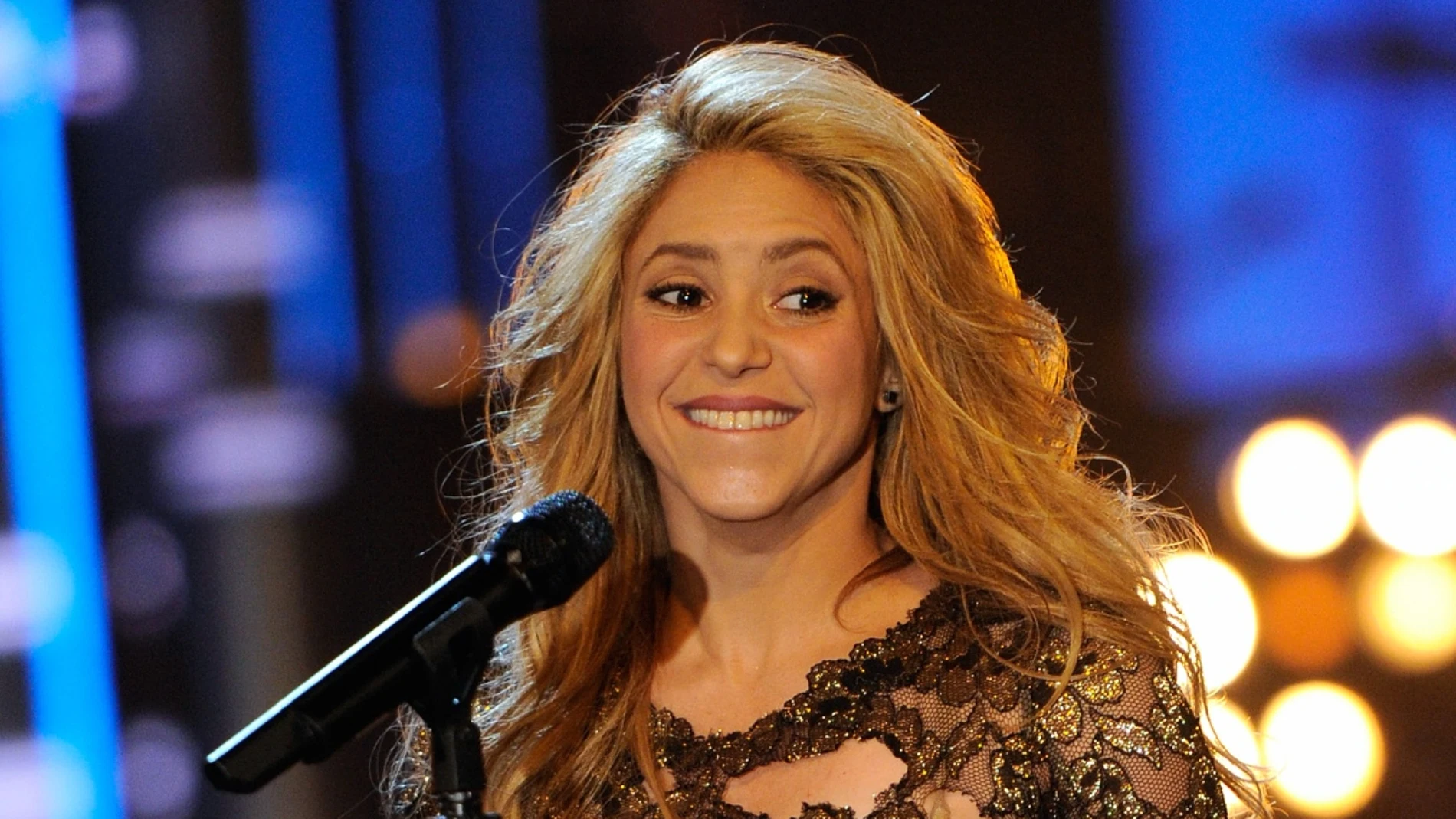 Shakira, en un concierto