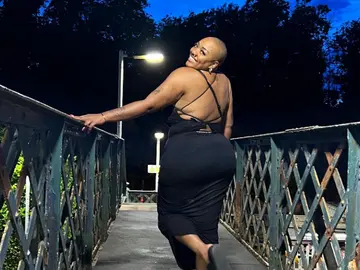 La modelo británica Nyome Nicholas La modelo británica Nyome Nicholas