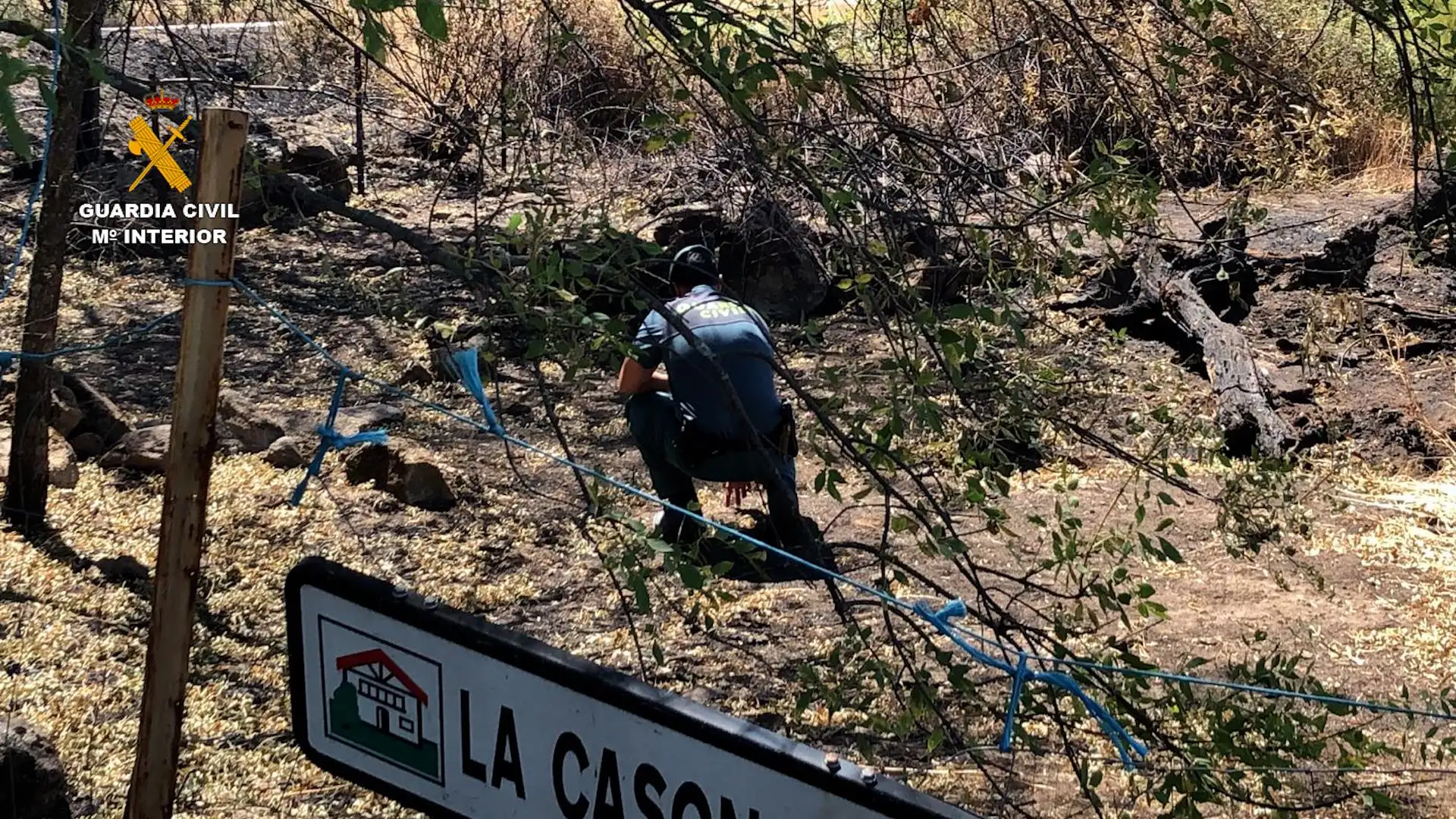 Agentes de la Guardia Civil en La Vera