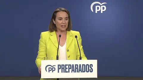 La secretaria general del PP, Cuca Gamarra La secretaria general del PP, Cuca Gamarra