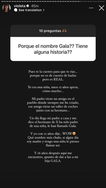 Instagram Violeta Mangriñán