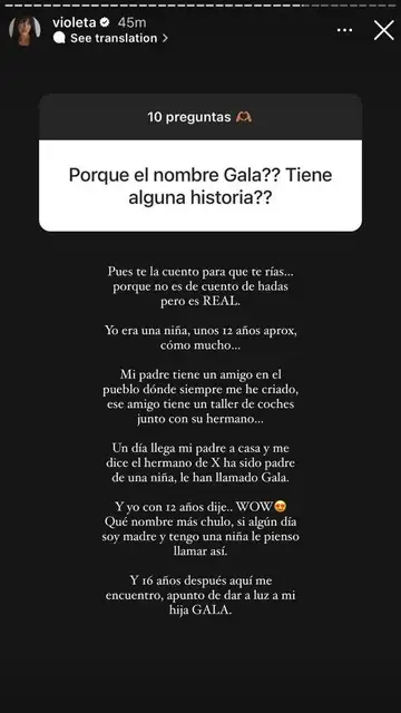 Instagram Violeta Mangriñán Instagram Violeta Mangriñán