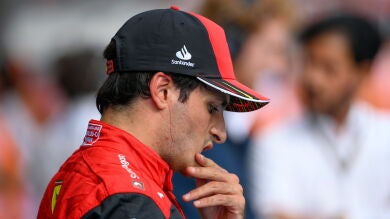 Carlos Sainz se lamenta: 