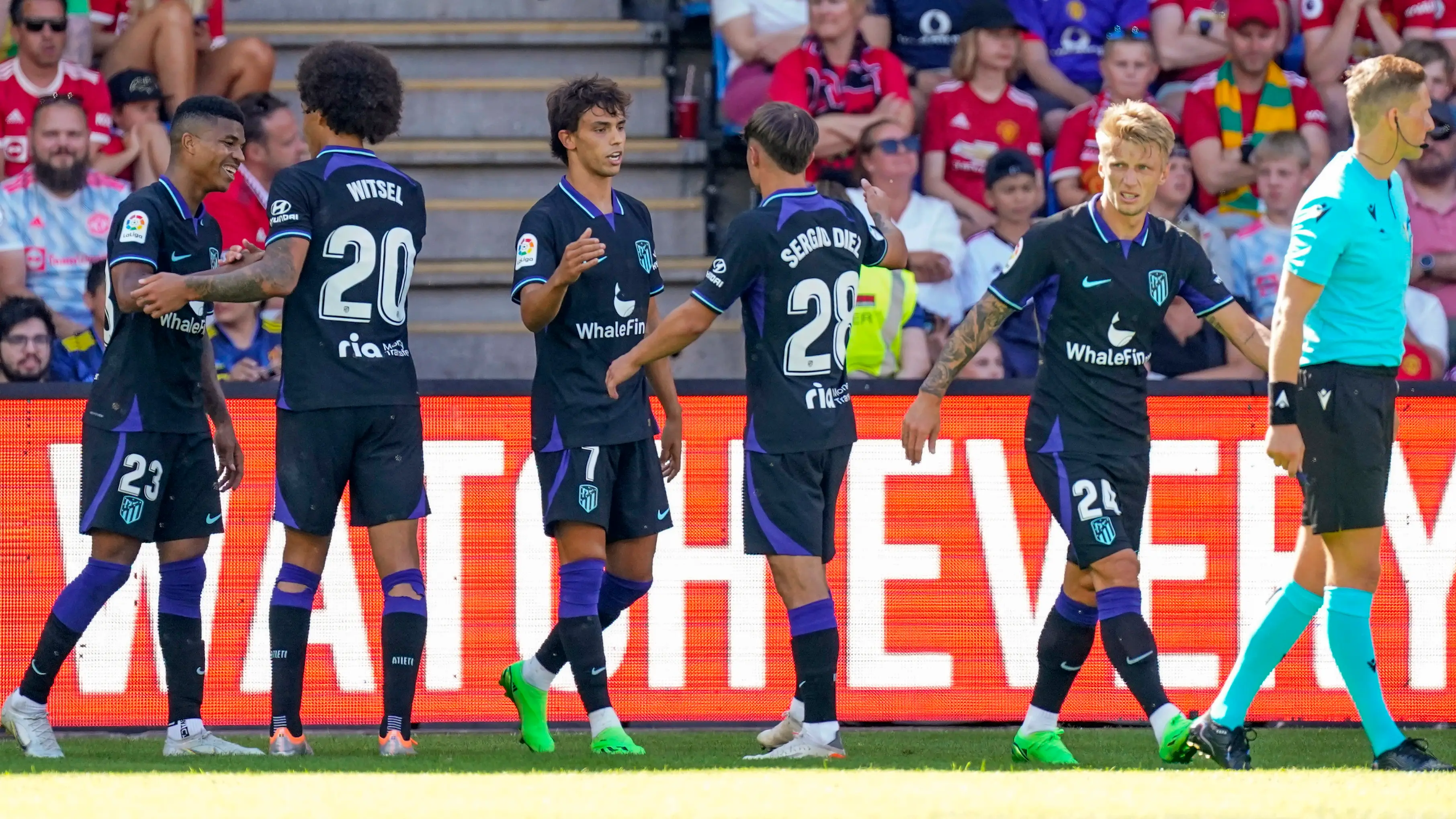 Joao Felix durante el Atlético de Madrid-Manchester disputado en Oslo, Noruega Joao Felix durante el Atlético de Madrid-Manchester disputado en Oslo, Noruega