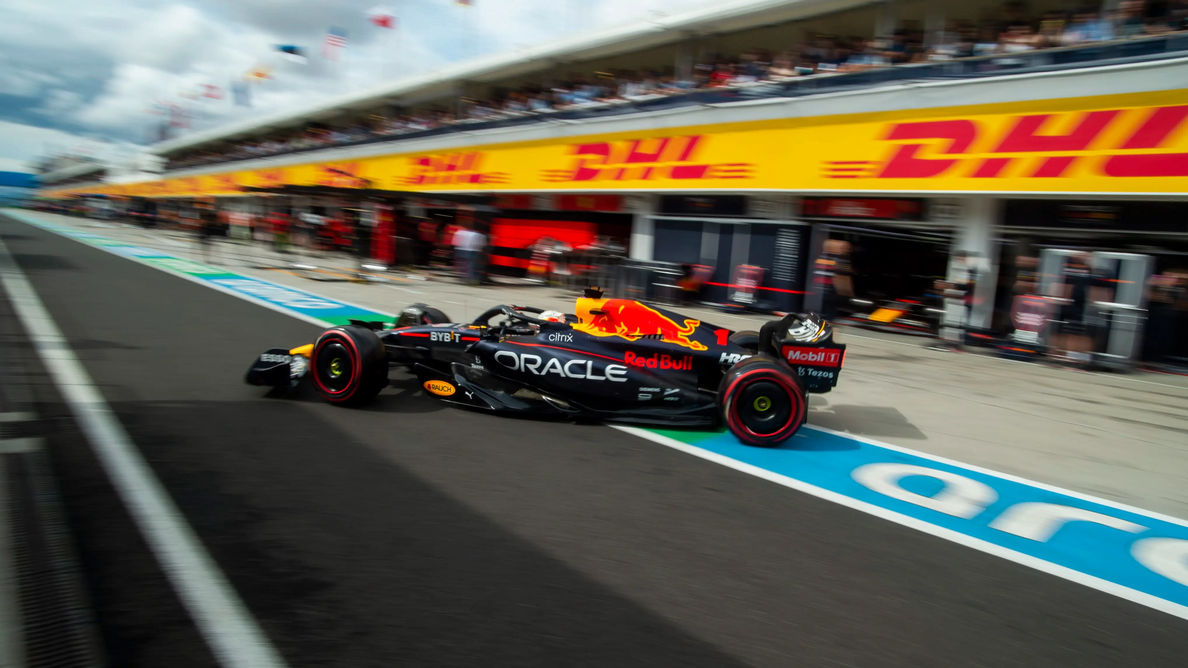Max Verstappen durante la clasificación del Gran Premio de Hungría Max Verstappen durante la clasificación del Gran Premio de Hungría