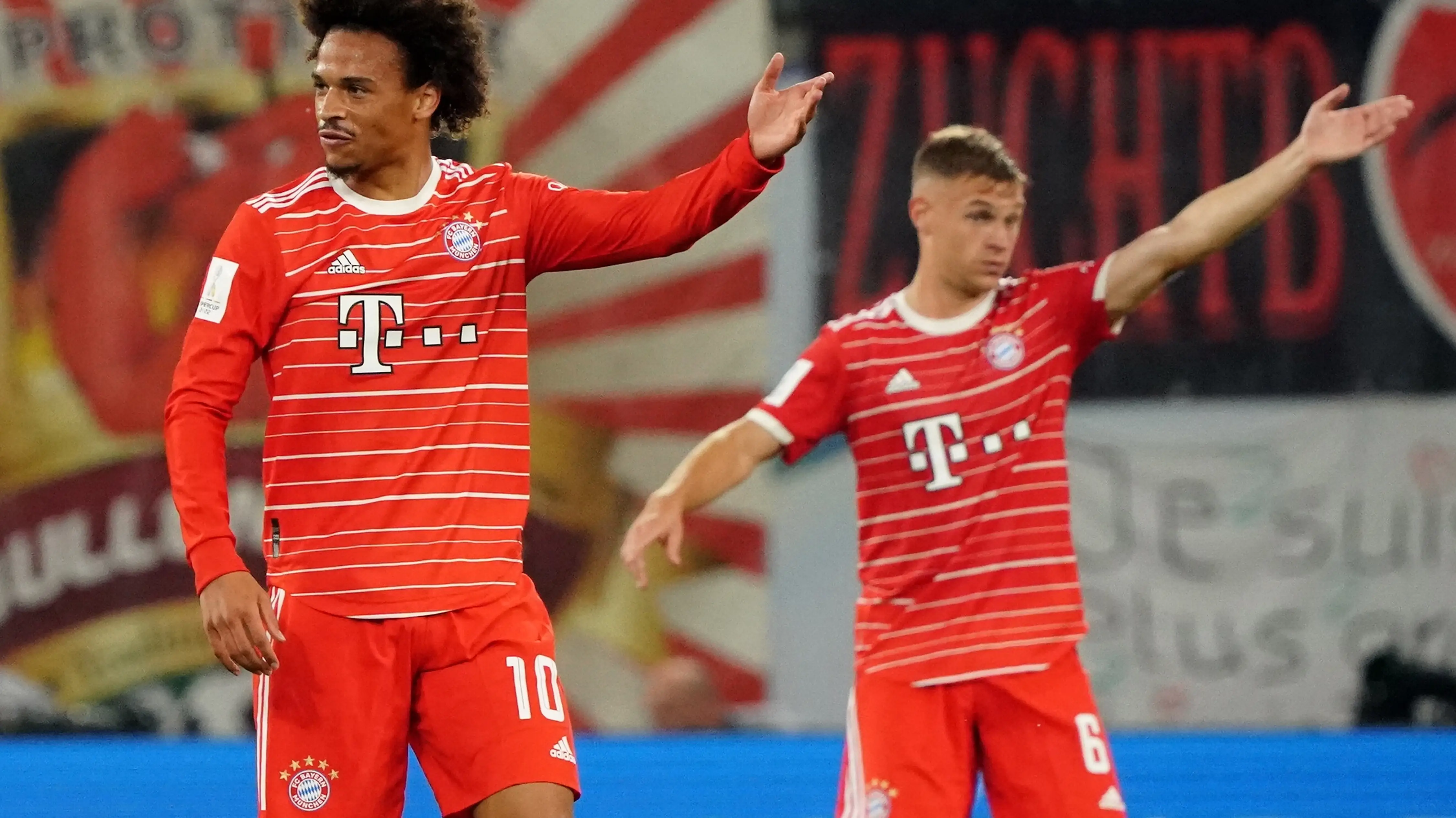 Leroy San&eacute; durante la Supercopa de Alemania