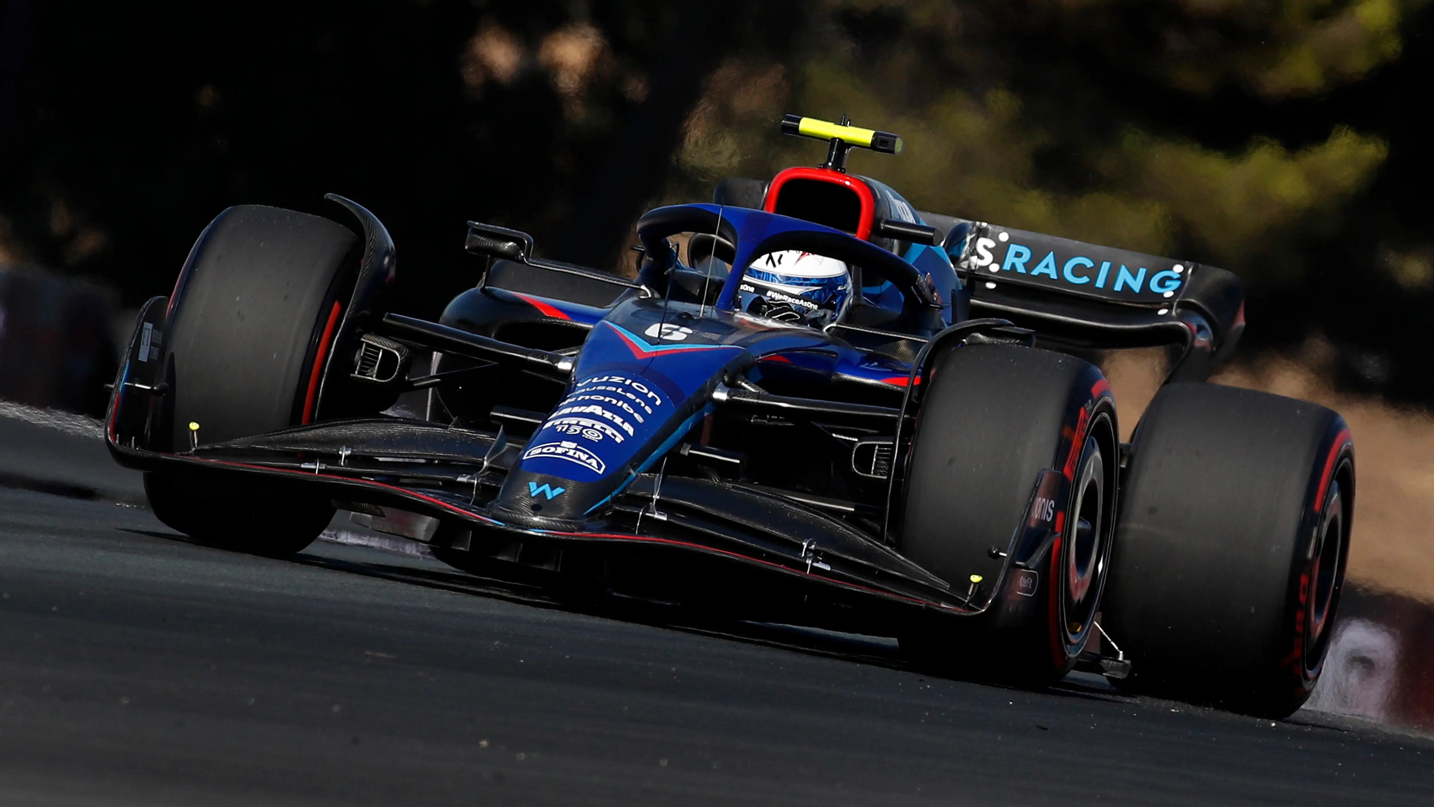 Nicholas Latifi durante el Gran Premio de Francia Nicholas Latifi durante el Gran Premio de Francia