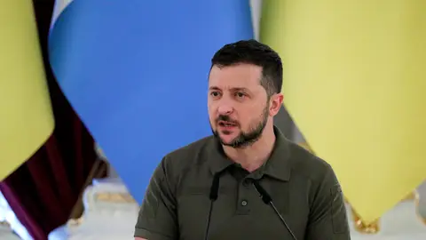 El presidente de Ucrania, Volodímir Zelenski El presidente de Ucrania, Volodímir Zelenski