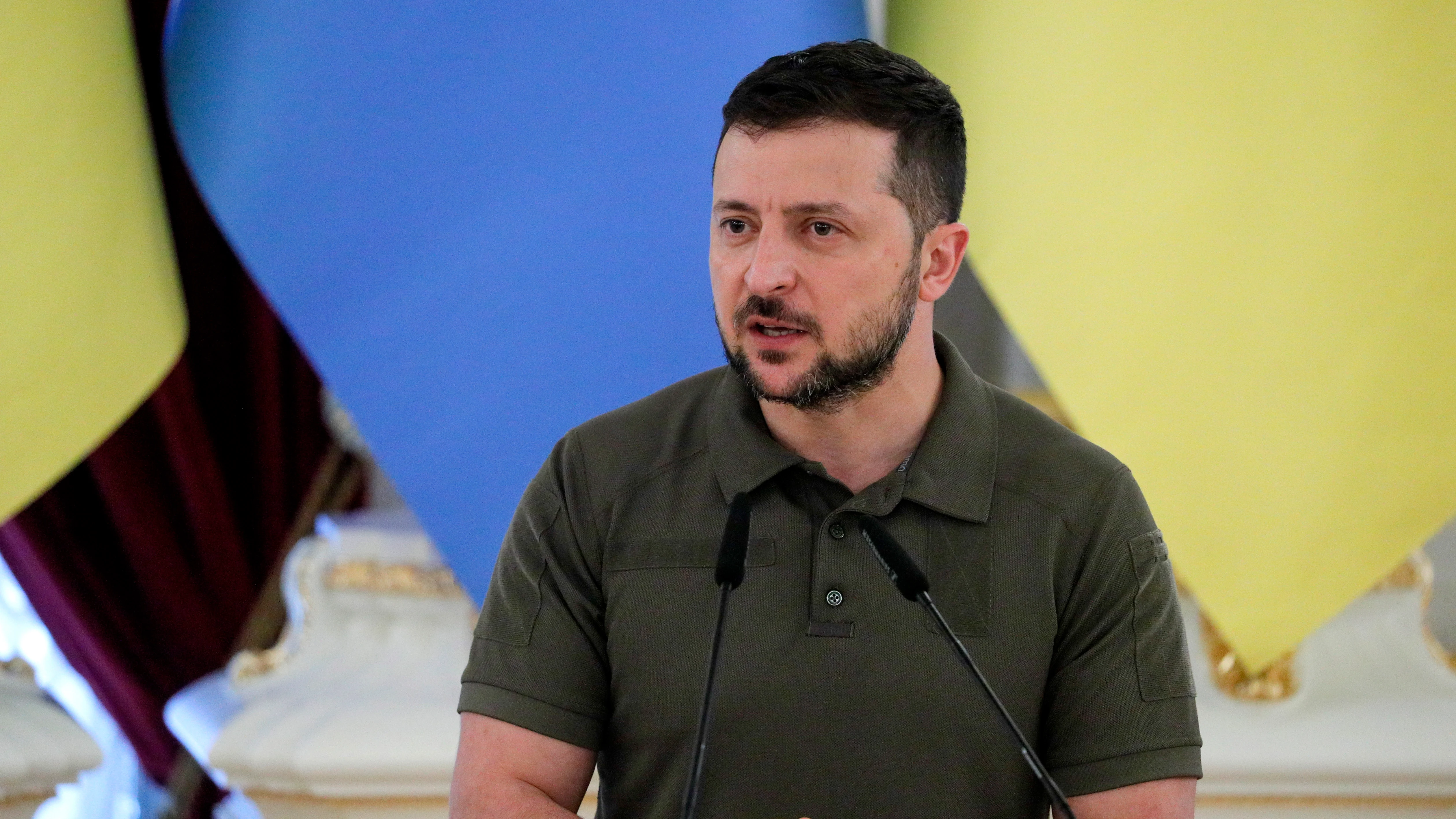 El presidente de Ucrania, Volodímir Zelenski El presidente de Ucrania, Volodímir Zelenski