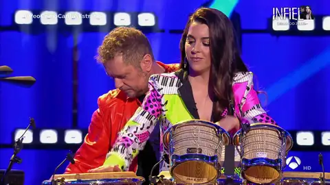 Una artista polifacética: Ruth Lorenzo sorprende al ritmo de los bongos en 'Veo cómo cantas' Una artista polifacética: Ruth Lorenzo sorprende al ritmo de los bongos en 'Veo cómo cantas'