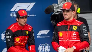 Carlos Sainz en la clasificación del Gran Premio de Hungría Carlos Sainz en la clasificación del Gran Premio de Hungría