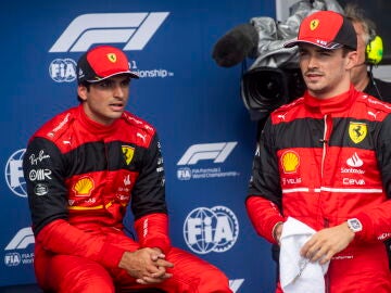 Carlos Sainz en la clasificación del Gran Premio de Hungría