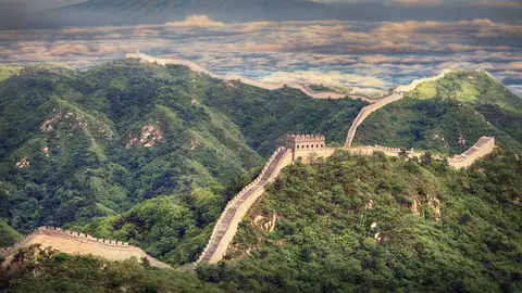 Imagen de archivo de la Gran Muralla China Imagen de archivo de la Gran Muralla China