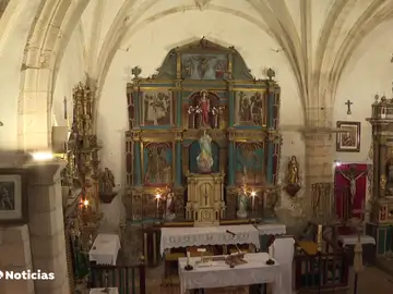 Un pueblo de siete habitantes consigue 30.000 euros para restaurar su retablo