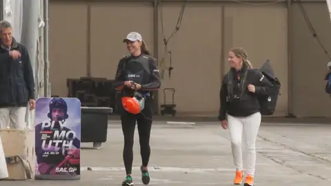 Kate Middleton durante el Gran Premio de Inglaterra de SailGP Kate Middleton durante el Gran Premio de Inglaterra de SailGP