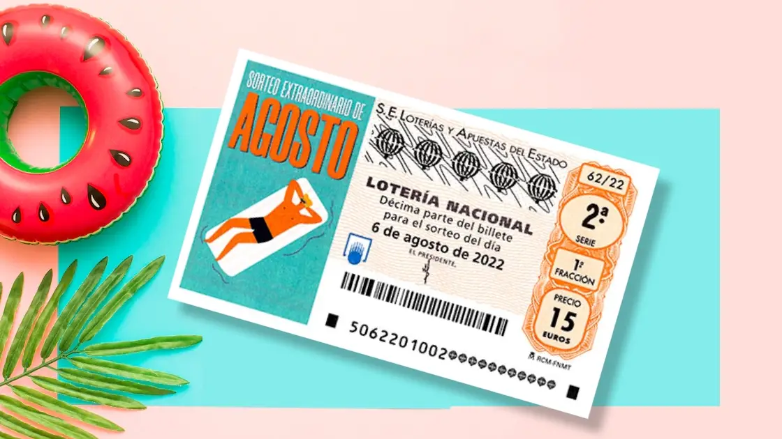 Décimo del Sorteo Extraordinario de Agosto de la Lotería Nacional 2022 Décimo del Sorteo Extraordinario de Agosto de la Lotería Nacional 2022