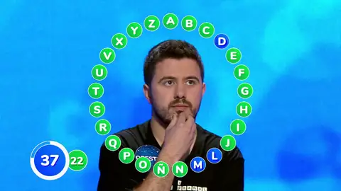 Orestes arrasa con 13 aciertos del tirón y Rafa intenta sobreponerse en ‘El Rosco’ Orestes arrasa con 13 aciertos del tirón y Rafa intenta sobreponerse en ‘El Rosco’