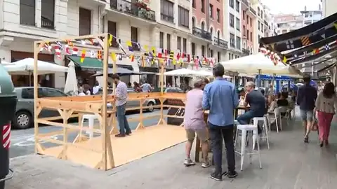 Terrazas en parking Terrazas en parking